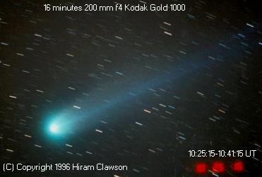 Comet Hyakutake, 26 Mar 1996