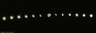 1984 Solar Eclipse, time lapse, 314x109