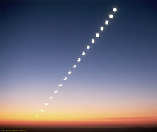 Partial Solar Eclipse, 09 April 1986, Mt. Canobolas, Australia